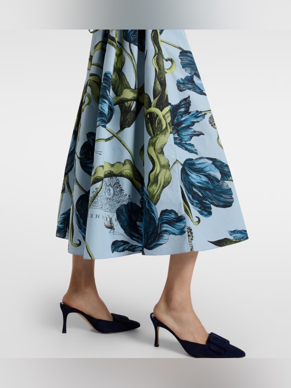 ERDEM FLORAL PRINT SHIRT DRESS - Picture 15 of 16
